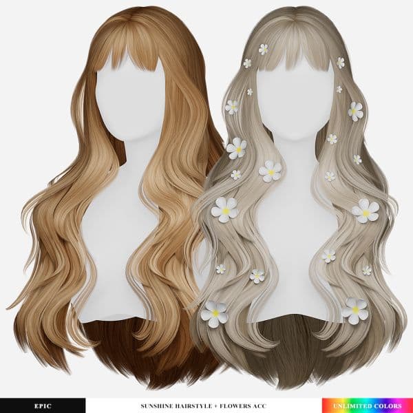 Скриншот мода Прическа Sunshine Hairstyle